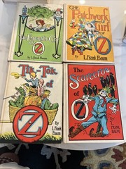Wizard of OZ L. Frank Baum 14 Books Hardcover Reilly & Lee White Edition 1960’s!