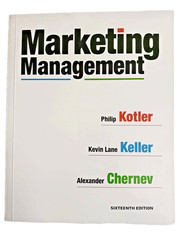 Marketing Management [SIXTEENTH ED.]-Paperback, by Kotler Philip; -9780135887158
