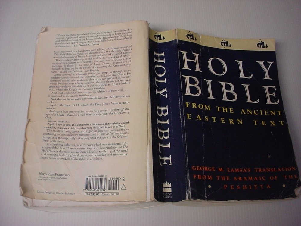 Holy Bible: From the Ancient Eastern Text: George M. Lamsa’s Translation Fro…