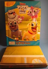 My Busy Book Disney Junior Puppy Dog Pals Storybook 9 Of 10 Figurines & Playmat