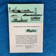 NAVIGATION WRINKLES FOR MOTOR BOATS ; PUBLISHED BY HIGGINS ; 1945 ; 62 PAGES