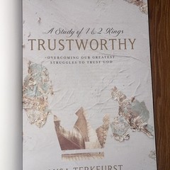 Trustworthy: A Study of 1 and 2 Kings – Paperback, by TerKeurst Lysa – Very Good