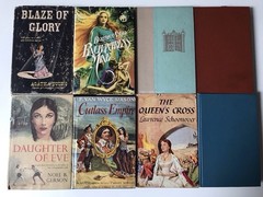 Romance Hardcovers. Lot of 8 Books. Vintage, Fiction. 1940’s, 1950’s 1980’s. B