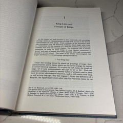 Pharaonic King Lists Annals and Day-Books Donald Redford 1986 Hardcover