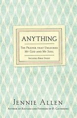 Anything: The Prayer That Unlocked – Paperback, by Allen Jennie – Acceptable r