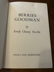 SIGNED Berries Goodman by Emily Cheney Neville 1965 HCDJ 1st Ed VG