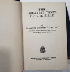 Clarence Edward Macartney Books Lot Of 5 Christian Theology Bible Study Sermons