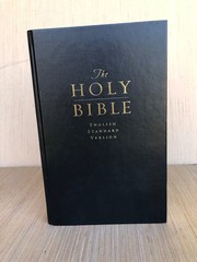 The Holy Bible English Standard Version ESV Crossway Black Hardcover Church Pew