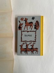 Bambi by Felix Salten (1956) HC/DJ Girard Goodenow Junior Deluxe Edition