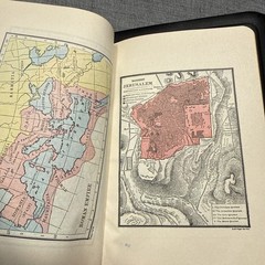 1949 Self Pronouncing National Bible Press AKJV Color Plates EVC