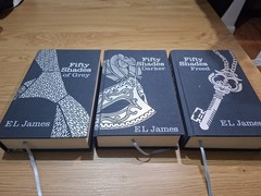 SIGNED COLLECTOR’S SET – Fifty Shades Trilogy by E L James (2012 Hardcovers)