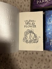 To Bleed a Crystal Bloom Series deluxe (1-3) by Sarah A. Parker SIGNED IN PERSON