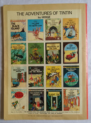 Adventures of Tintin Herge 4 Book – Moon, Black Island, America & Tibet 1968
