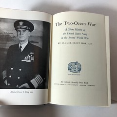 The Two-Ocean War by Samuel Eliot Morison 1963 Vintage Hardcover E2