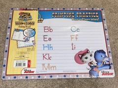 Disney Sheriff Callie’s Printing Practice Trace And Learn Activity Board