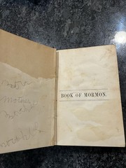 RARE 1891 BOOK OF MORMON 3RD ELECTROTYPE EDITION GEORGE Q CANNON & SONS HC LDS