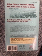 Trauma in the Lives of Children Second Edition Kendall Johnson Paperback Hunter…