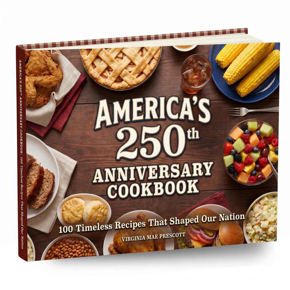 America’s 250th Anniversary Cookbook: 100 Timeless Recipes That Shaped Our Natio