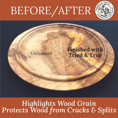 Original Wood Finish, 8 Oz. – Linseed Oil & Beeswax Blend, Ideal for All Woodwor