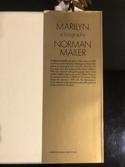 Marilyn A Biography Norman Mailer Spring Books 1989 Reprint HC DJ VG 🎬
