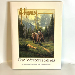 G. Harvey The Western Series 2001 Hardcover Art Book
