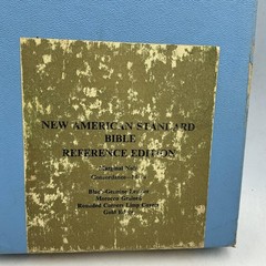 New American Standard Bible Reference Edition Lockman 1973 Morocco Leather