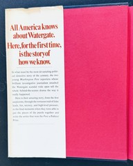 All the President’s Men Bernstein & Woodward Hardcover DJ 1974