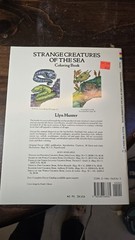 STRANGE CREATURES OF THE SEA COLORING BOOK By Llyn Hunter Doyer Coloring Book