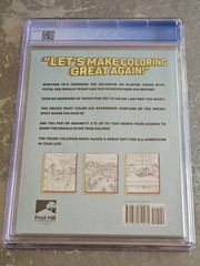 🇺🇸President DONALD TRUMP CGC 8.5 – Coloring Book 2015 – Superman Magazine Time