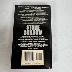 Stone Shadow Rex Miller 1989 First Printing Horror Thriller Jack Eichord Onyx