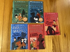 Kids Sherlock Holmes Book Lot EUC Sweet Cherry Publishing Homeschooling Classic