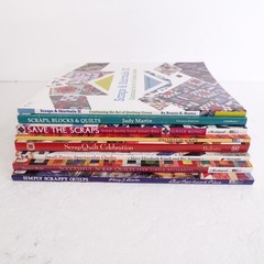 Lot 8 Scrap Quilt Books Patterns Judy Martin Bonnie Hunter Save the Scraps Set