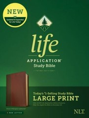 Tyndale NLT Life Application Study Bible, Third Edition, Large Print (LeatherL..