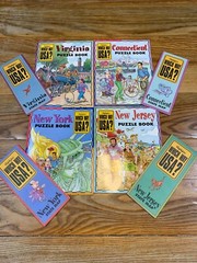 Highlights WHICH WAY USA Puzzle Books & Maps Virginia New Jersey Connecticut NY