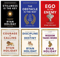 Ryan Holiday 6 Books Collection Set: Stillness Is The Key, Ego is the Enemy PB..