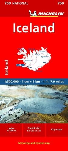 Michelin Iceland – – Michelin National Map 750 (Map)