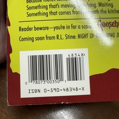 Goosebumps It Came From Beneath the Sink 1st Edition 1st Print 1995 RL Stine #30