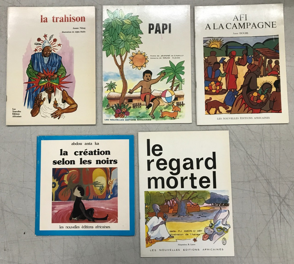 Les Nouvelles Editions Africaines, Lot of 5 (French) 1975-1977 PAM E-38
