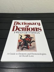 Dictionary of Demons: A Guide in Occult Lore,Fred Gettings,large Print 8.5*11.5”