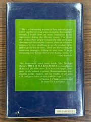 The Little Kingdom: The Private Story of Apple Computer by Moritz – 1st Edition