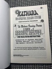 Ashayana Deane,Kathara bio-spiritual healing system, Level 1 Certificate Reprint