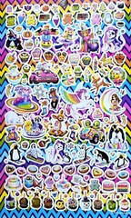 Lisa Frank Ultimate Gift Set Jumbo Coloring & Activity Books Plus 600+ stickers!