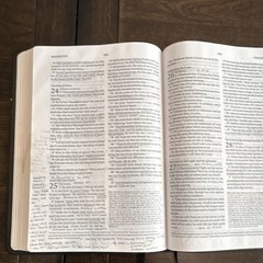 Crossway Holy Bible English Standard Version (ESV) Leather Bound 2016 Inscribed