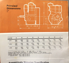 1977 Lister St Air Cooled Diesels 4.7 35.1 b. h. p. Printed In England Catalog