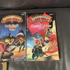 7 Lone Wolf 1 4 6 7 9 Joe Dever Role Playing Adventure Game Books RPG World of