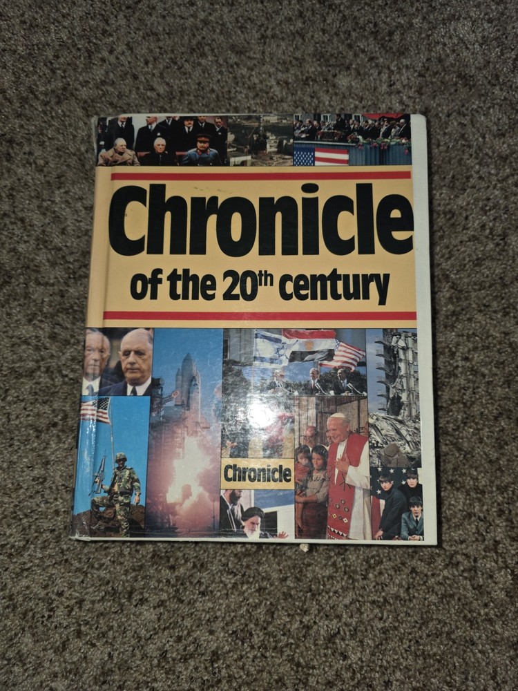 Vintage „Chronicle of the 20th Century” Hardcover Book 1,360 Pages