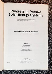 7th National Passive Solar Conference, John Hayes, Preprint Edition Vol. 7, 1982