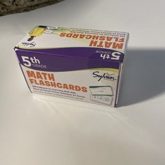 Sylvan Learning 5th Grade Math 240 Flashcards 2013