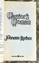 Warrior’s Woman by Johanna Lindsey (1990) Avon 1st Printing