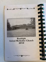 Randolph United Methodist Church Cookbook 2010 Spiral Bound Recipes Morris Press
